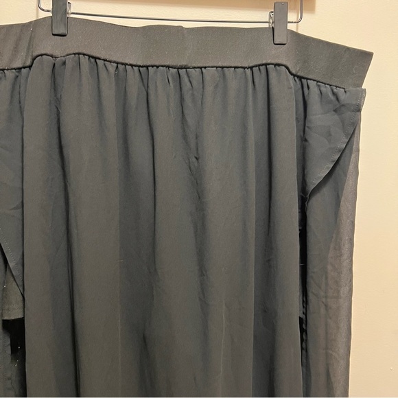SHEIN VCAY Plus Side Split Thigh Mesh Overlay Skirt Size 4x - Picture 10 of 12